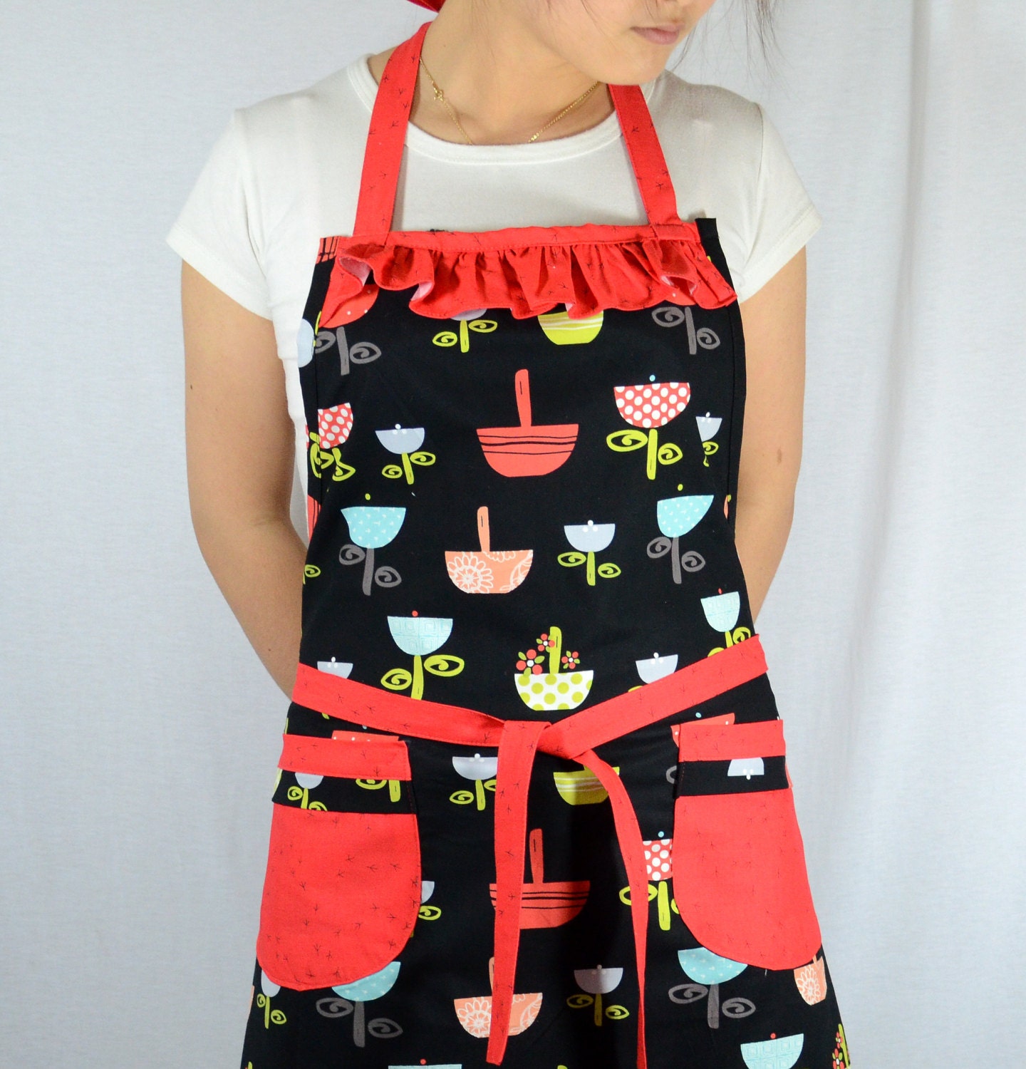 Flower basket  Apron