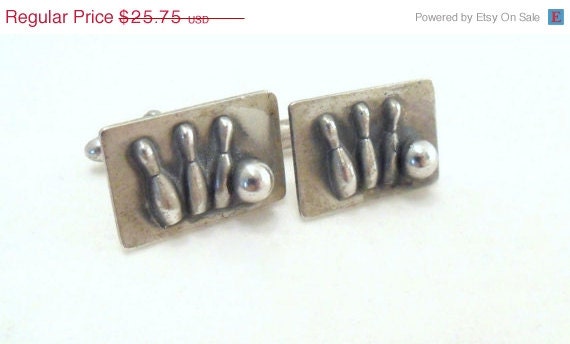 Kreisler Bowling Cufflinks - Sterling