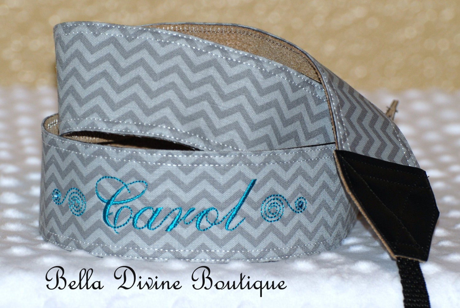 Custom personalized camera strap D/SLR Cannon Nikon