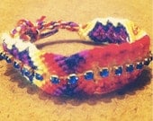 SALE Blue Rhinestone Friendship Bracelet