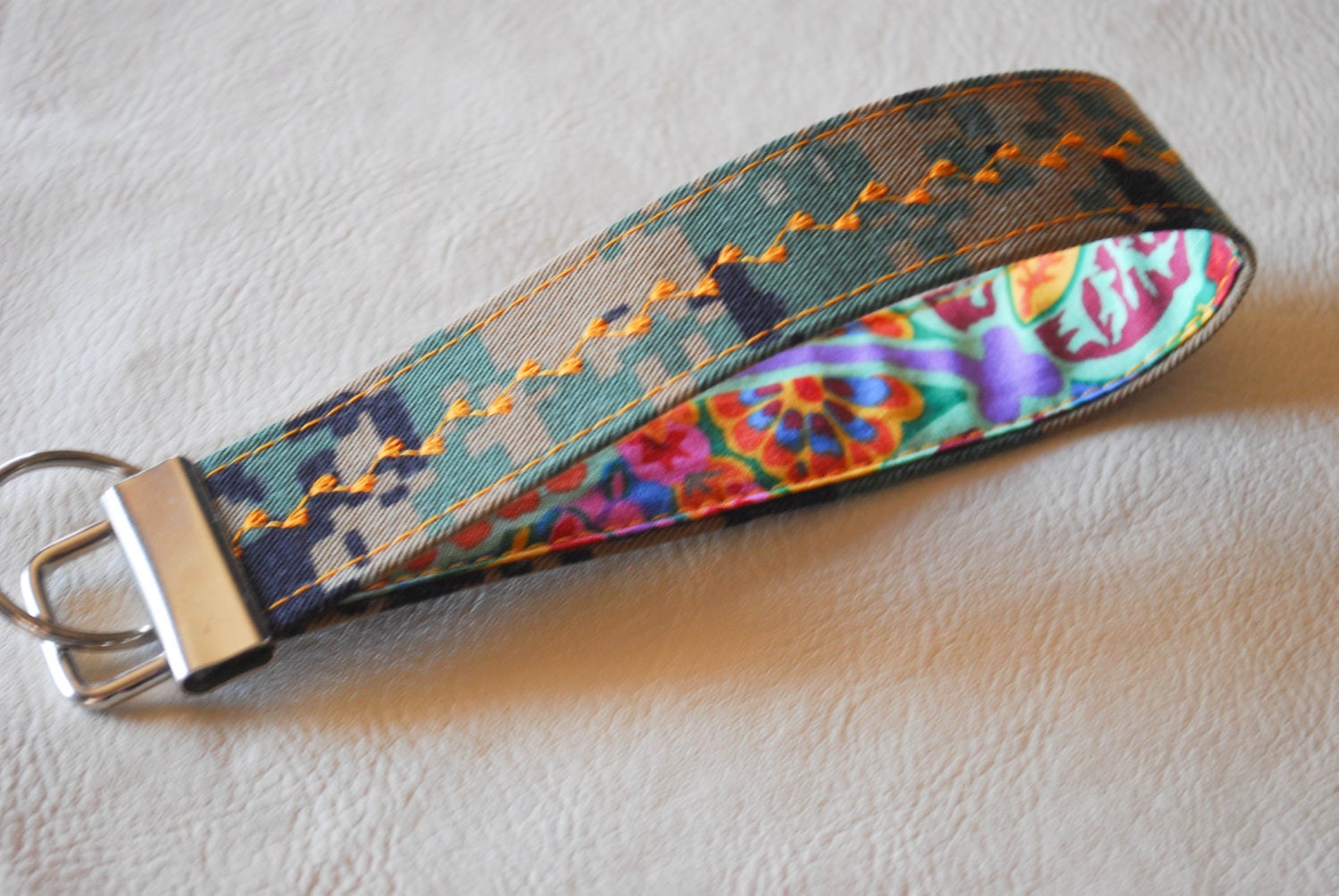 Marine Woodland key fob