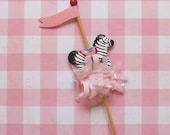 Single Zebra Carnival/Circus Cupcake Topper Pick Il_170x135