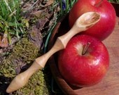 Wood Spoon Baby  Organic Waldorf  Infant Feeding  Hobbit  Kitchen Highbush Blueberry Wood
