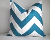 20x20 Designer Pillow In Zippy Aquarius-Front and Back