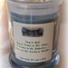 Soy Candle, Adoption Fund raiser, Tommy, Hemp Wick, You Choose Fragrance, Fitted Lid