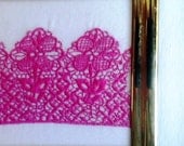 Pink Lace Embroidery