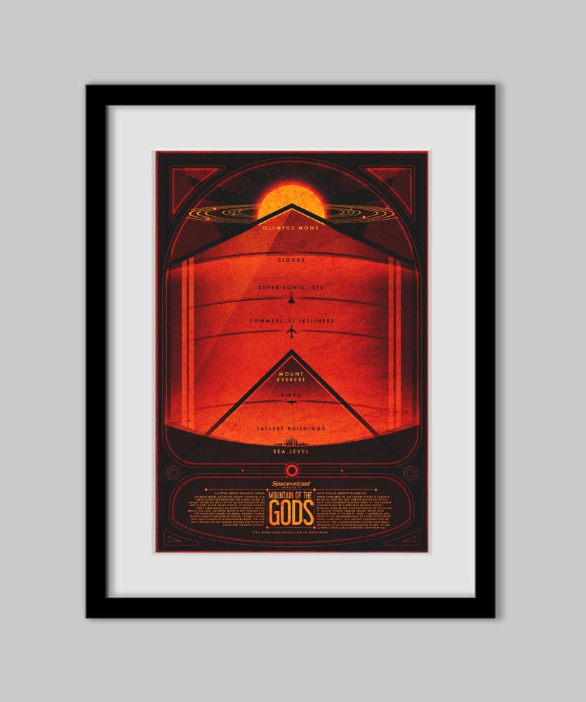 Spacevidcast - Climb of the Gods - Poster - 13X19