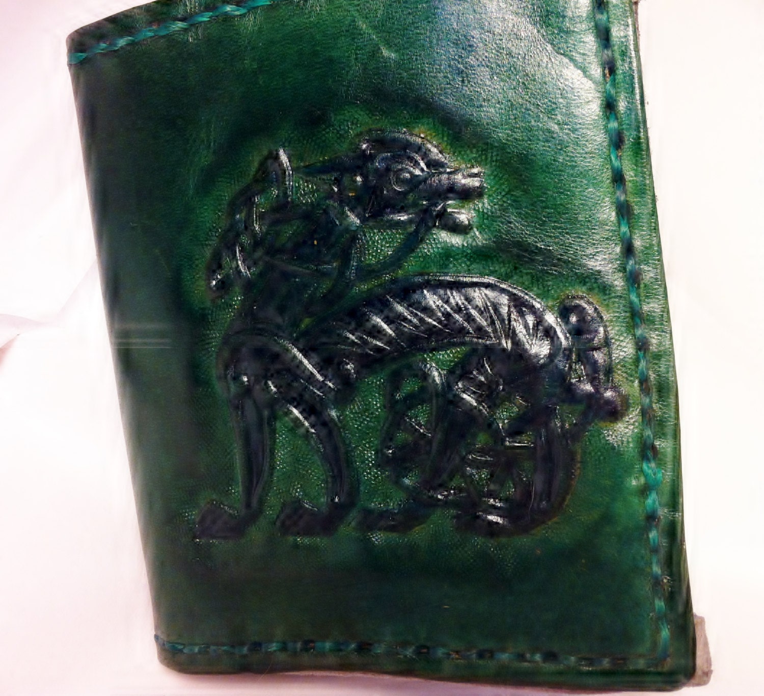 Men's Wallet-Celtic Dog-Ready to Ship