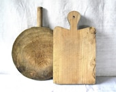 French antique Wooden Cutting Board - french kitchen - bread board or chopping board - myfrenchycottage