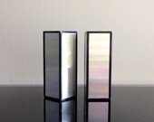 Mid Century - Denmark Black and Steel Salt and Pepper Shakers