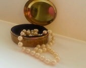 Vintge Brass Jewel Case