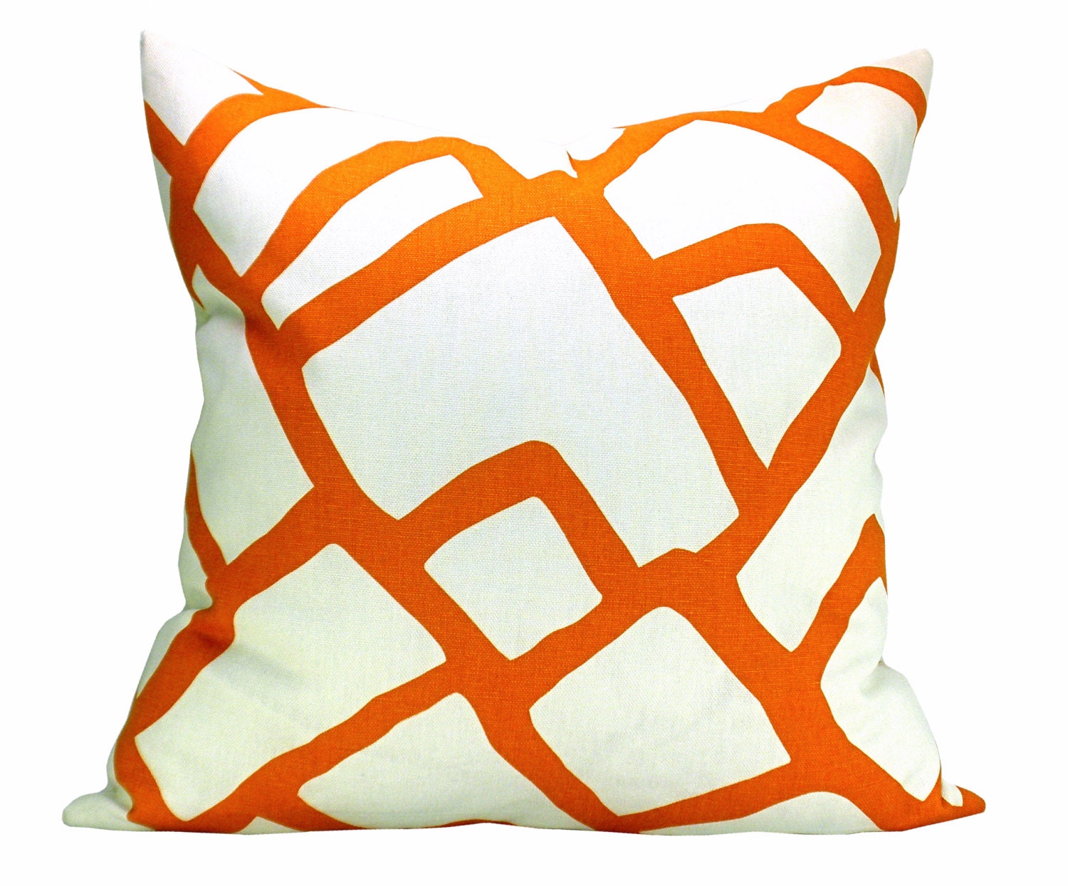 Zimba pillow cover in Orange - 20 x 20