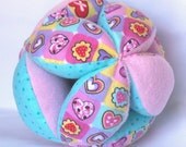 Pink Hearts Grab Ball