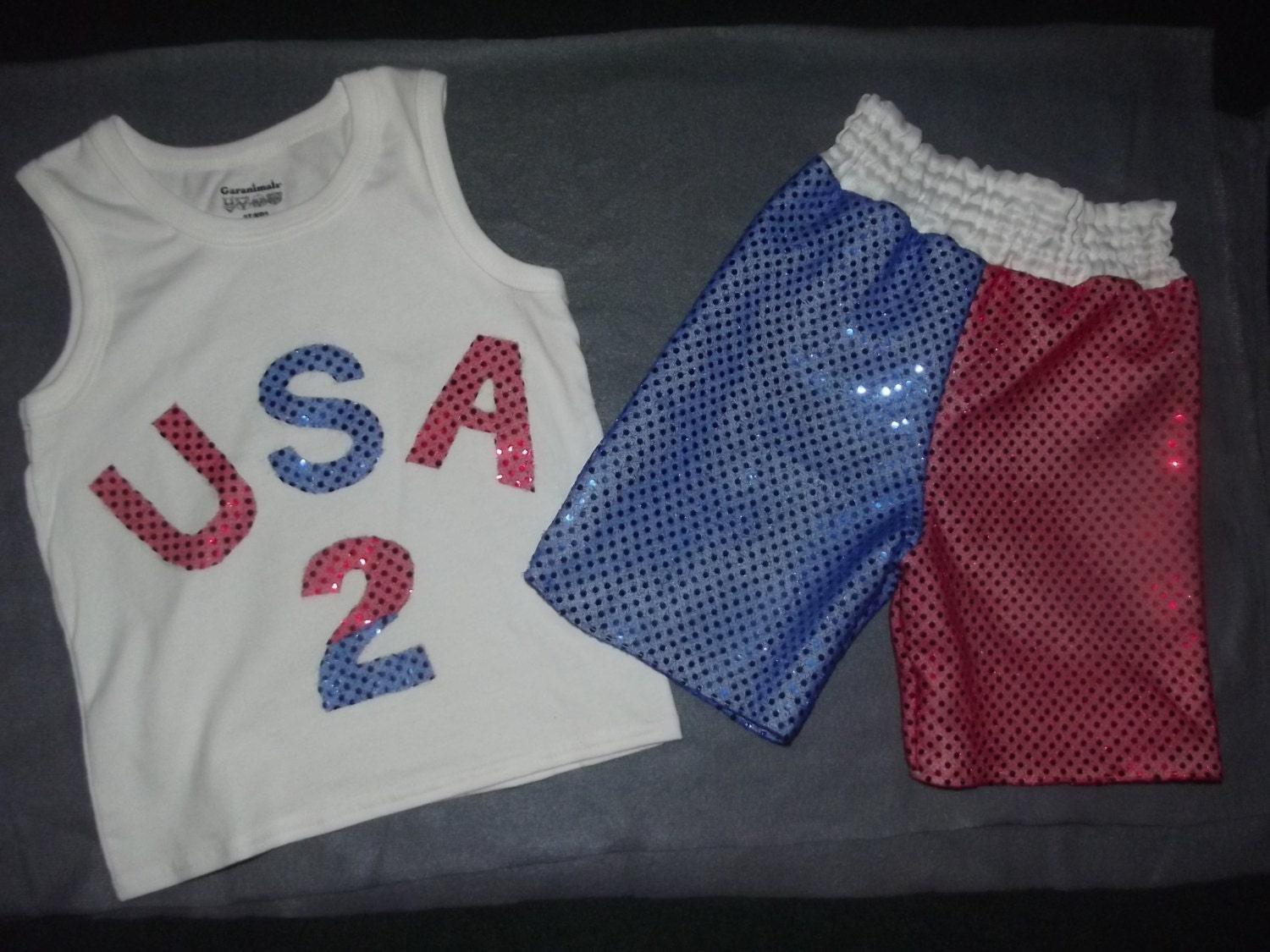 USA boxing themed Birthday Boy outfit