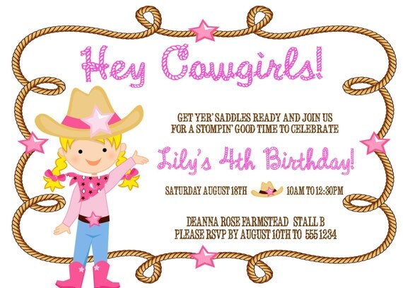 Customized Birthday Invitation