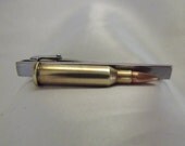Mens Bullet Tie Bar Tie Clip Authetic 17 Caliber Hornet Bullet