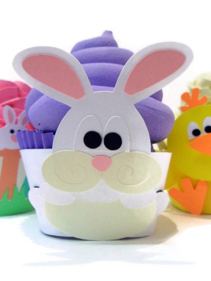 Bunny Cupcake Wrapper - Set of 12 Il_570xn
