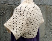 Crochet Pattern-- Step Up Shrug --Crochet Pattern