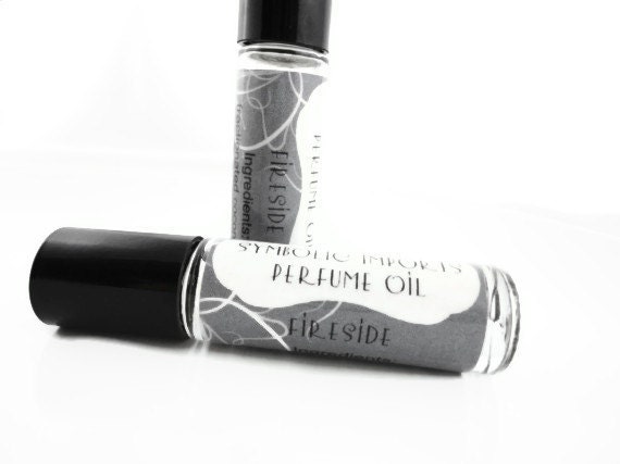Fireside Perfume Oil - Woodsmoke, Campfire, Leather, Musk - Gift for him, Gift for her