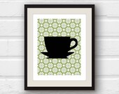 Fork, Knife, Spoon Kitchen Print - Kitchen Utensils - Kitchen Decor - 8x10 Kitchen Print