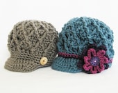 CROCHET PATTERN Diamond Cap (5 sizes included from newborn-adult) Instant Download