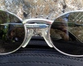 Bausch & Lomb Silver Wire Frame Aviator  Sunglasses