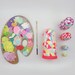 Geometric Nesting Doll Matroyshka 'Little Neons'