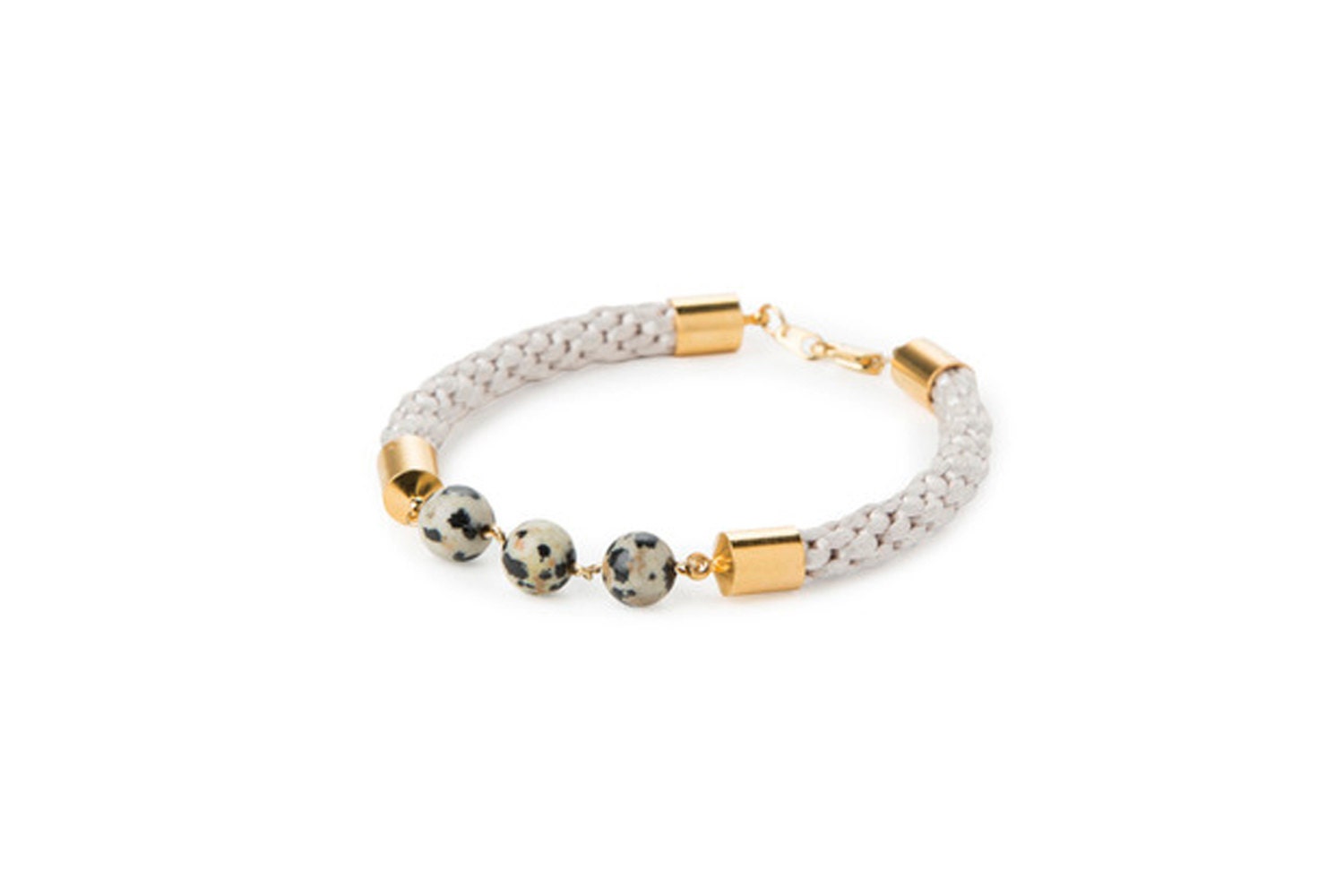 Jasper Hand Braided Bracelet