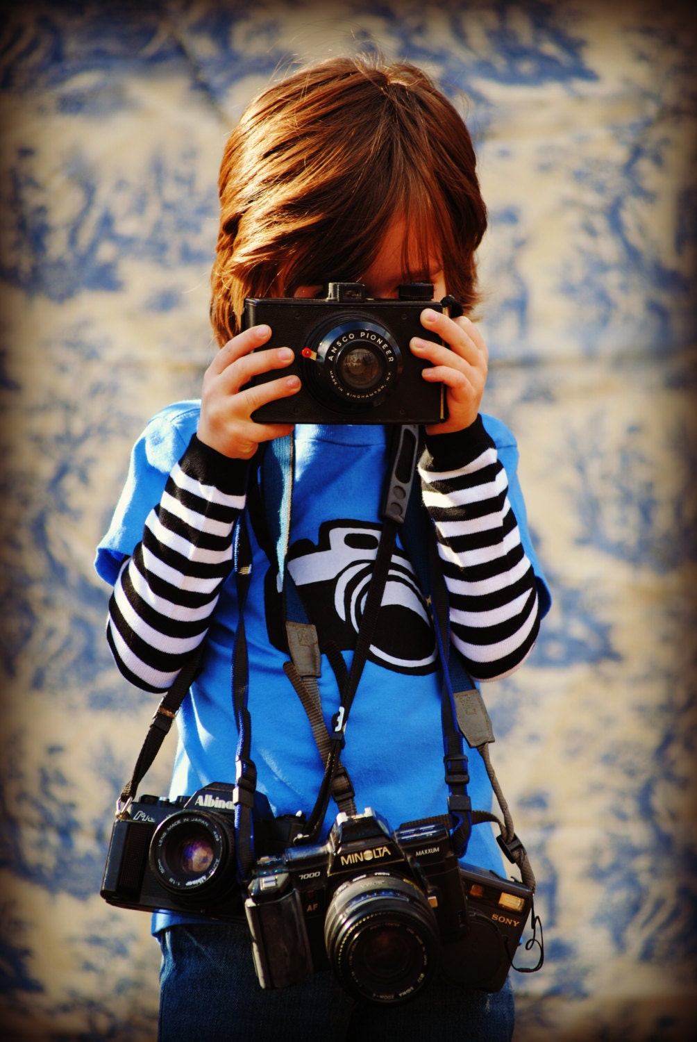 Future Photographer or Little Tourist Kids Camera T-shirt