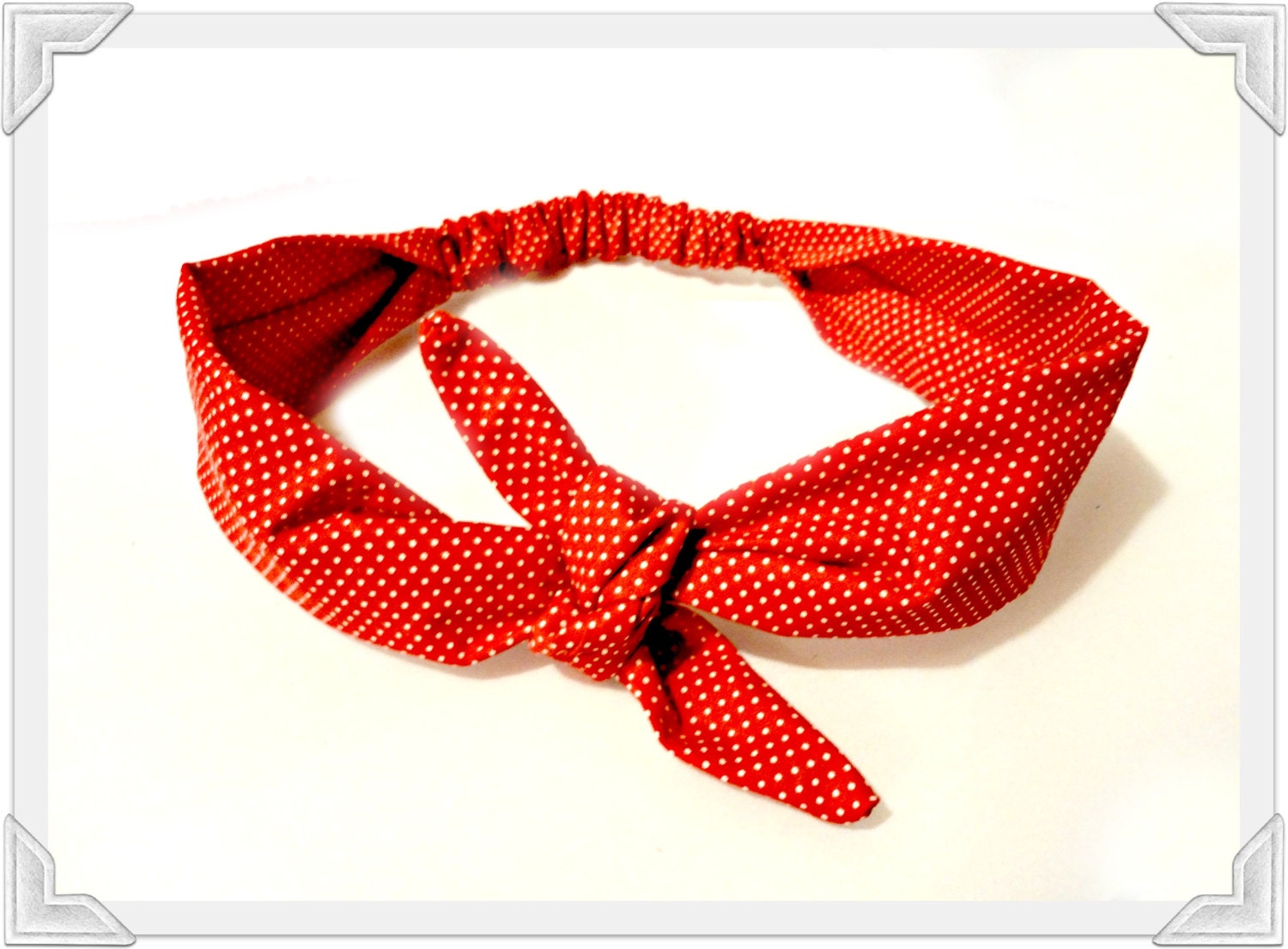 Bow Tie Head Scarf Retro Tie Housewife Headband Boho Vintage Hairband Headscarves