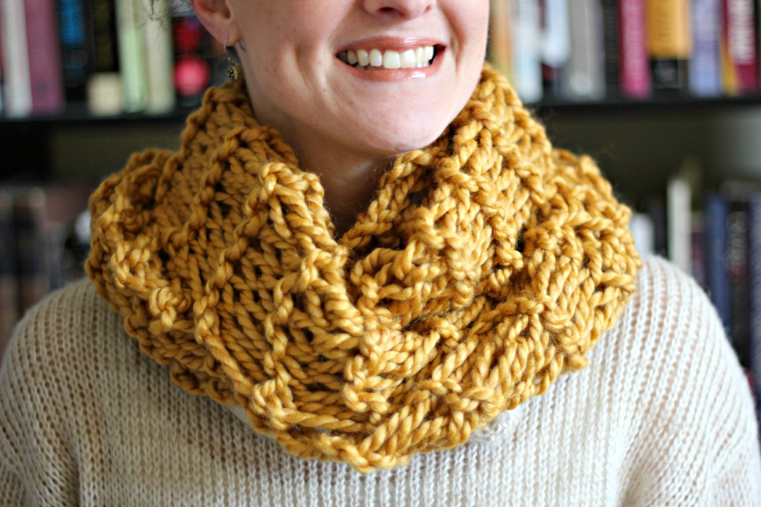 Cowl on Me - Goldenrod Simple Infinity Cowl