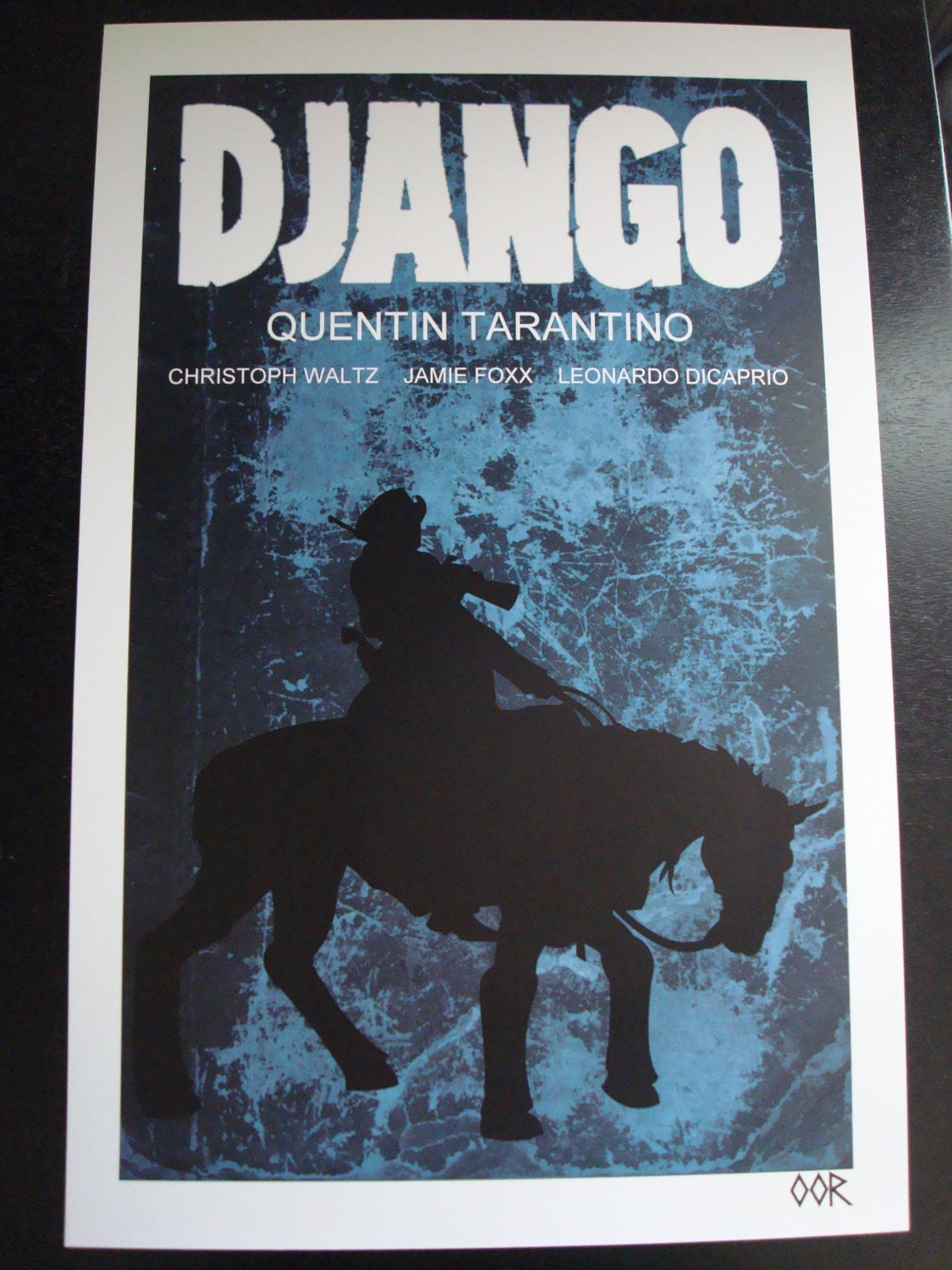 Django Unchained movie poster print