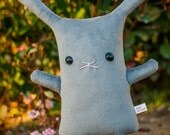 Flat Bonnie  Bunny Plush / Classic - 12" tall  Rex Gray
