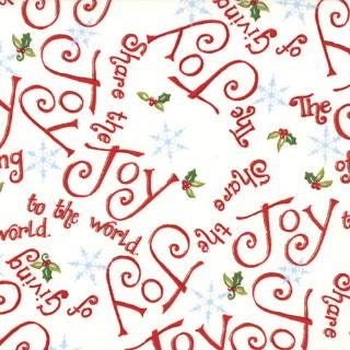 SALE - Holiday Fabric JOY by Moda - 1/2 yard