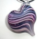 Glass Heart  Pendant :DISASTER RELIEF