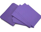 Purple Note Cards with matching envelopes, Thank You Cards, Stationery Set, 25, 4"x5", double sided