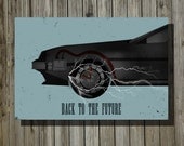 Back To The Future geekery retro poster minimalist art movie poster print art poster print 11x17