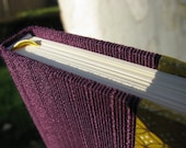 Handmade Blank Journal/Sketchbook - Bright Purple and Yellow