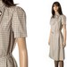 Vintage Ascot Pussy Bow Short Sleeve Day Dress size small to medium
