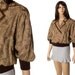 Vintage bomber oversized slouchy top size small to medium in brown