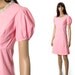 Vintage Prairie Country Mini Pink Dotted Swiss Dress