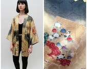 Honeycomb Silk Kimono Vintage Jacket