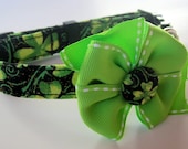 St. Patrick's Day Shamrock Dog Collar size  Small