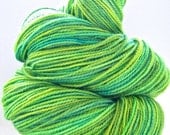 Hand Dyed Yarn - Superwash Merino, Classic Sock Yarn in Irish Car Bomb - Preorder.