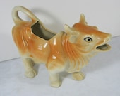 Vintage Cow Creamer Cream Pitcher Ceramic Japan CHARMING