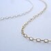 Gold Filled or Sterling Silver Plain Necklace