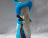 Alatar the wizard - needle felted wool art doll - made to order