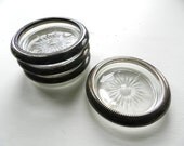Silver Coaster Set - Vintage Silverplate - Jewelry Tray - Trinket Dish