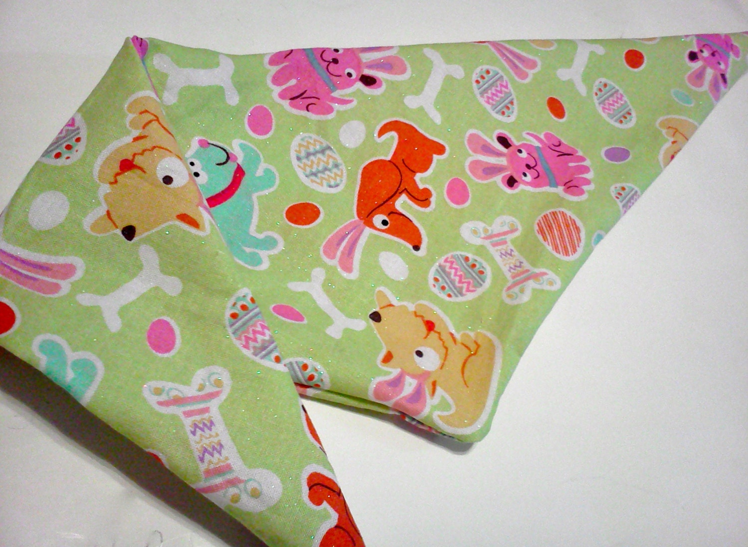 Easter Dog Bandana: Puppy Bunny Ears Pet Scarf - Custom Orders