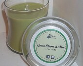 Green Clover and Aloe 12 oz container jar candle